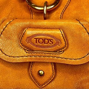 TOD’S Iconic “PEGGY” Cognac Camel Bag